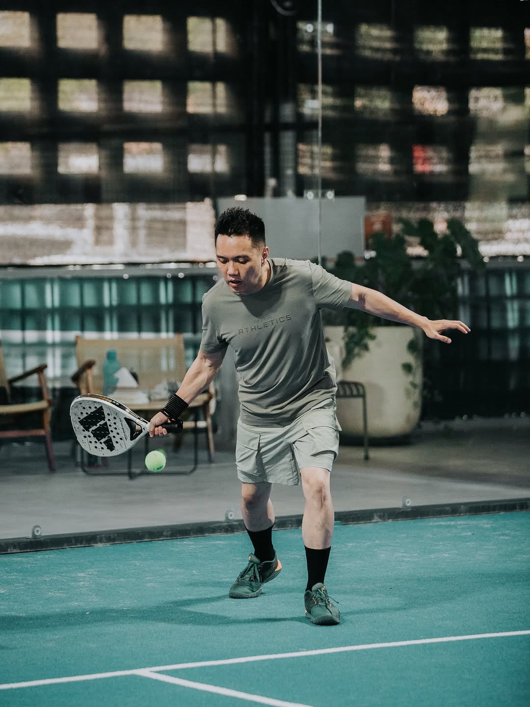 Selamat pagi menjelang siang, jangan lupa padel hari ini